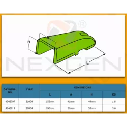 Adapter nakładki B-Lock 32004 typu Bofors