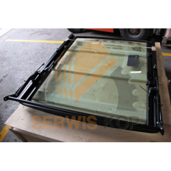 Window with rear glass - P21 cabin suitable for JCB 3CX 4CX - 332/F5272