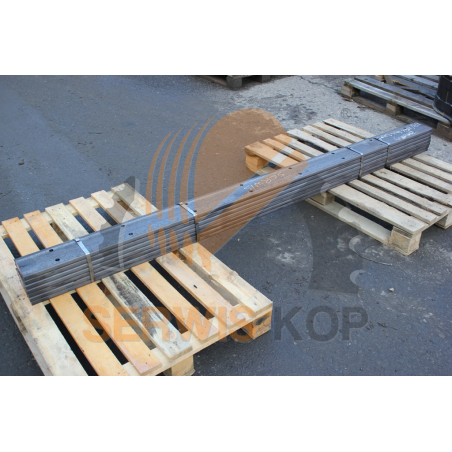 Lemiesz pasujący do CAT 2406x150x20 - HB400 otwory na śruby