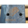 Toeplate suitable for CAT 2406x150x20 - HB400 screw holes