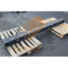 Toeplate / bolt 2406x203x19 suitable for CAT