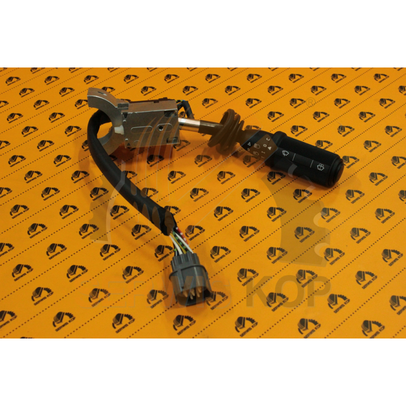 Switch column, road lamps, wiper right hand handle suitable for JCB 3CX 4CX - 701/80297