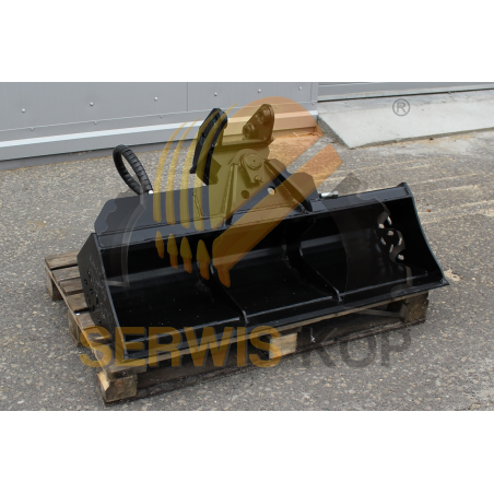 Łyżka skarpowa hydrauliczna 120 cm pasująca do JCB 8025/803/8035, 1CX