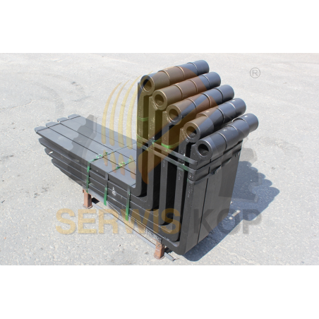 Widły pasujące do ładowarek teleskopowych JCB / 125x40x1200