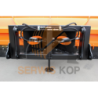 Snow plow suitable for CAT 428 D/E - 2.8m