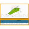 Tooth suitable for TEREX TLB840 TLB850 TLB890 TLB990