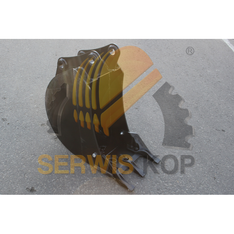 Bucket 40 cm suitable for TEREX 760, 820, 860, 970 - HB400 blade B40T Bucket 40 cm suitable for TEREX 760, 820, 860, 970 - HB400 blade B40T