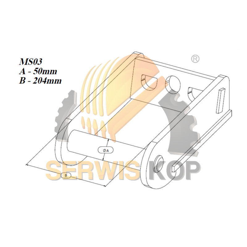 Ковш сортировочный 120 см / LEHNHOFF MS03 - NEXGEN