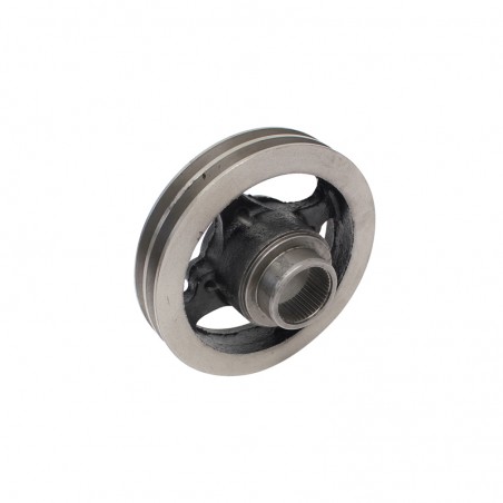 Double belt pulley, suitable for JCB