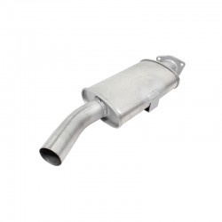 Silencer turbo exhaust suitable for JCB 3CX 4CX - AB engine - 123/03963
