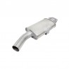 Silencer turbo exhaust suitable for JCB 3CX 4CX - AB engine