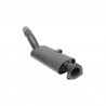 Exhaust silencer muffler - Turbo AB engine suitable for JCB 3CX 4CX