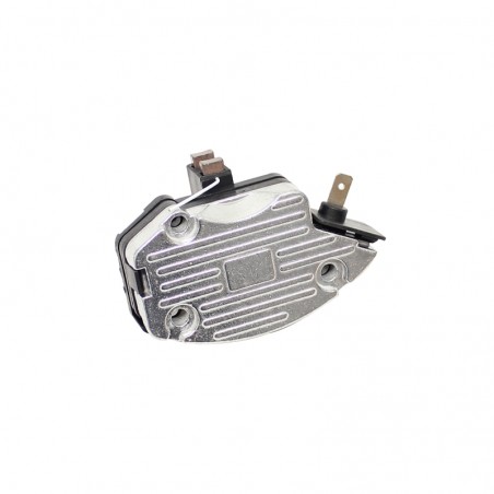 Alternator regulator and brush holder