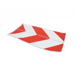Red stabilizer decal suitable for JCB 3CX 4CX - 817/03401