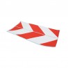 Red stabilizer decal suitable for JCB 3CX 4CX