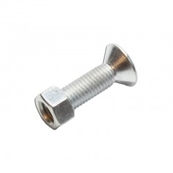 Bolt and nut for teeth suitable for JCB MINI - one-sided - 826/01112