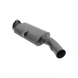Silencer exhaust suitable for JCB 3CX 4CX - AB engine - 123/03433