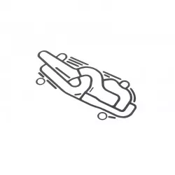 Gasket for the solenoid valve suitable for the JCB gearbox - 813/10175