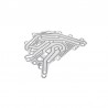 Gasket for the solenoid valve adapter suitable for the JCB gearbox