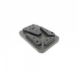 Pad street rubber suitable for JCB 3CX 4CX - 980/47200