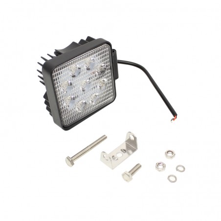 Lampa robocza 27W FLOOD - Cofania / Boczna / 1890LM