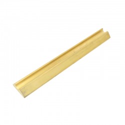 Pad wear strip bottom - BRASS suitable for JCB 3CX 4CX - 123/00818