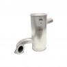 Exhaust silencer - AA engine suitable for JCB 3CX 4CX