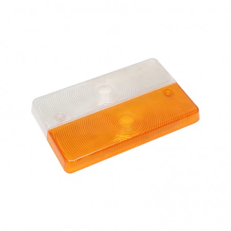 Lens for front light indicator suitable for JCB