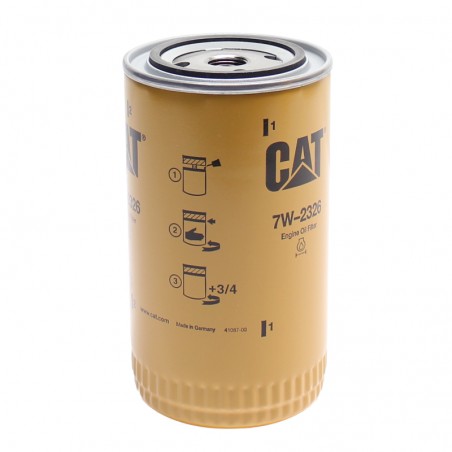 Engine oil filter suitable for CAT