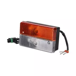 Lampa przednia z kierunkowskazem pasująca do JCB 3CX 4CX