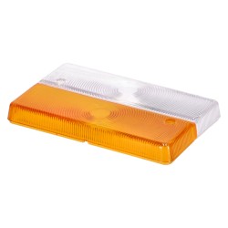 Lens for front light indicator suitable for JCB