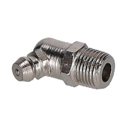 Nipple grease 1/8 BSP - 45 degree suitable for JCB