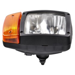 Lampa drogowa z kierunkami pasująca do JCB 4CX 3CX - PRAWA