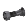 Bolt and nut suitable for teeth of JCB 3CX 4CX / VOLVO