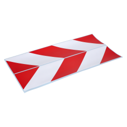 Red stabilizer decal suitable for JCB 3CX 4CX
