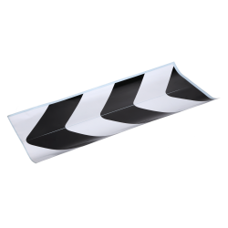Black stabilizer decal suitable for JCB 3CX 4CX