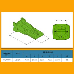 Tooth ESCO V23 SYL - Replacement