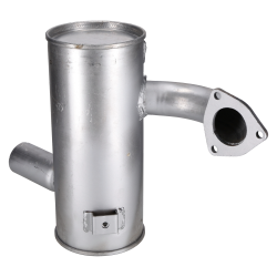 Exhaust silencer - AA engine suitable for JCB 3CX 4CX