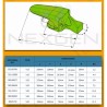 Adapter tooth ESCO V29 SYL suitable for JCB - replacement
