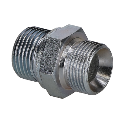 HYDRAULIC ADAPTER c/w FILTER 3/4" BSP × 1 1/16" UNF – SUITABLE FOR JCB MACHINES