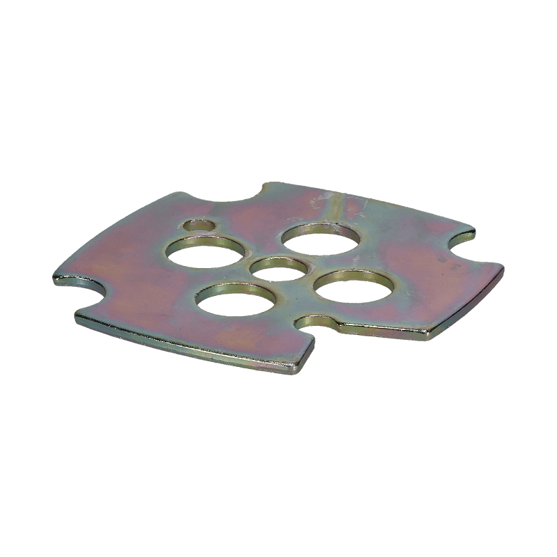 Plate retaining suitable for JCB