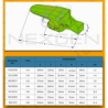 Adapter tooth ESCO V23 SYL suitable for JCB - replacement