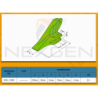 Sidecutter right Hand suitable for CAT, NEW HOLLAND, FIAT