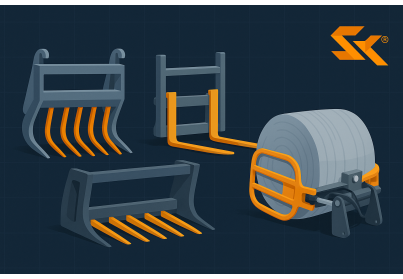 JCB Agricultural Attachments: A Complete Guide to Grabs, Forks, and Bale Handlers