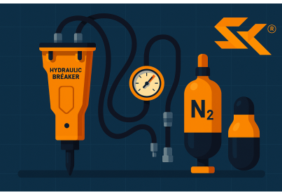 Charging a Hydraulic Hammer with Nitrogen: When, How, and Why? A Complete Guide