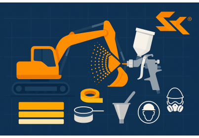 Painting a Construction Machine: How to Choose the Right Paint and Apply It? A Complete Guide