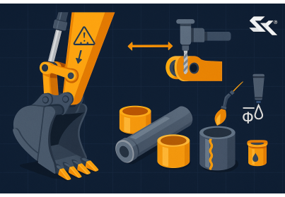 Eliminating Play in Excavators: The Complete Guide to Replacing Pins, Bushings, and Line Boring