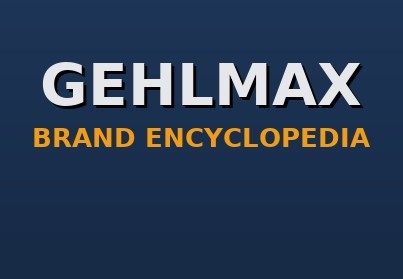 Gehlmax — compact excavators & loaders: history, models, spare parts