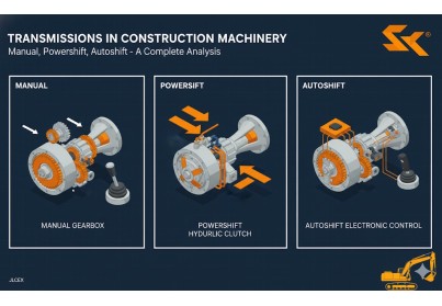 Skrzynie Biegów w Maszynach Budowlanych: Manual, Powershift, Autoshift – Kompletna Analiza